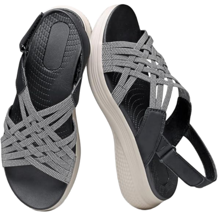 Womens Orthopedic Platform Sandals - Comfortable Arch Support Shoes
