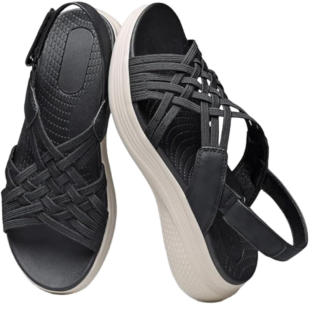 Womens Orthopedic Platform Sandals - Comfortable Arch Support Shoes - Image 2