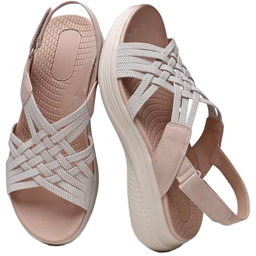 Womens Orthopedic Platform Sandals - Comfortable Arch Support Shoes - Image 3