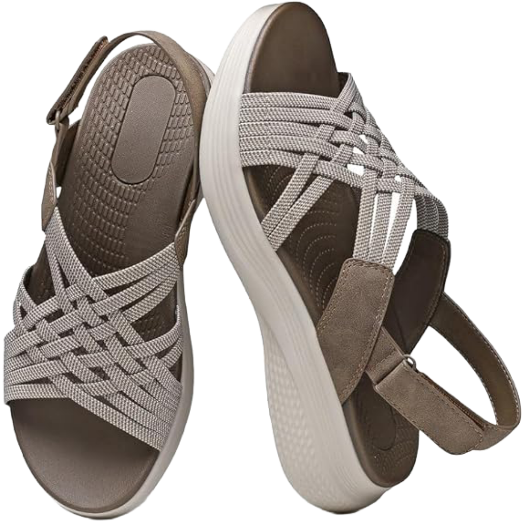 Womens Orthopedic Platform Sandals - Comfortable Arch Support Shoes - Image 4