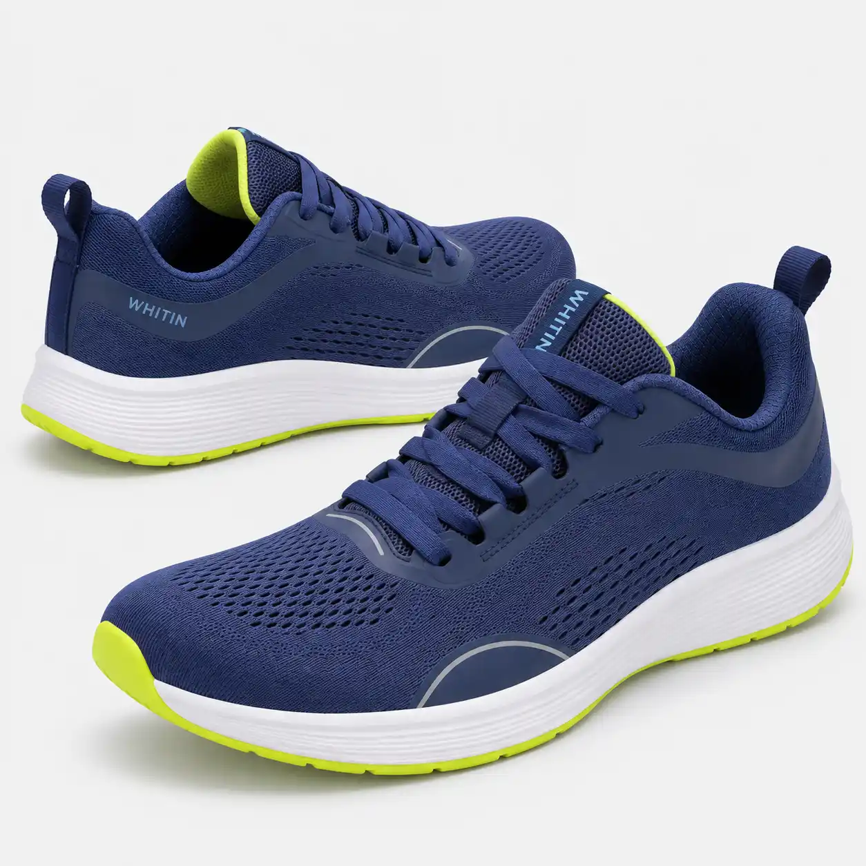 Men's Blue Wide Toe Box Shoes - Image 2
