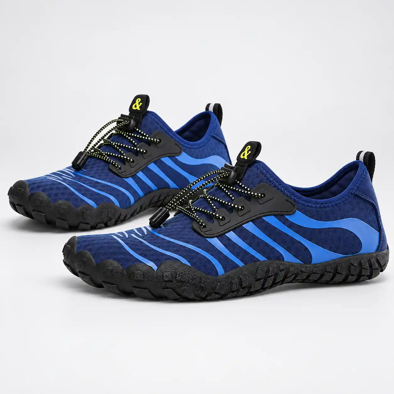 Men's Blue Barefoot Textured Shoes - Image 2